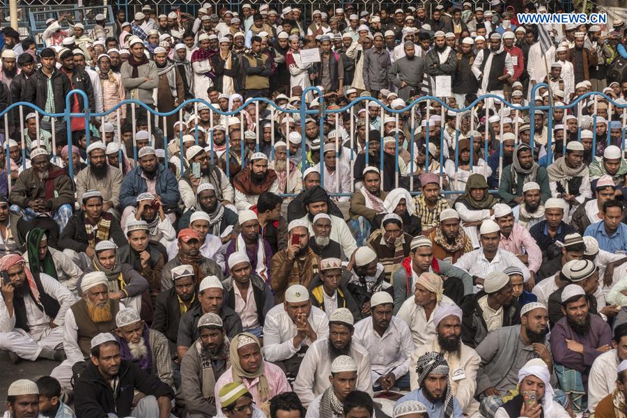 INDIA-KOLKATA-MUSLIM-PROTEST