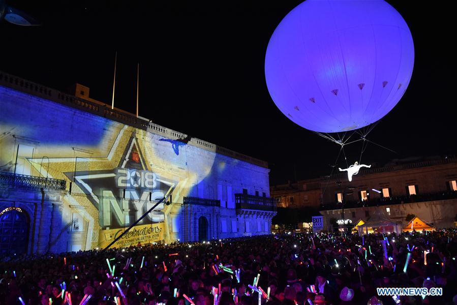 MALTA-VALLETTA-NEW YEAR-CELEBRATIONS 