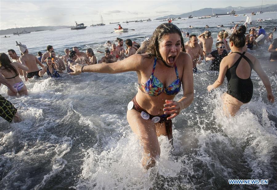 CANADA-VANCOUVER-WINTER SWIM