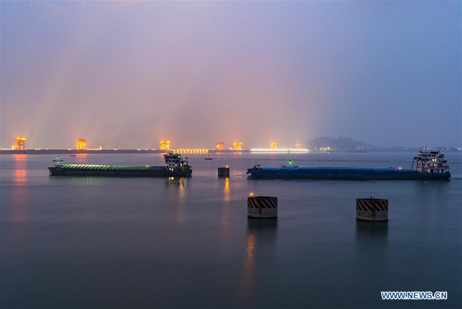 #CHINA-HUBEI-THREE GORGES DAM-THROUGHPUT (CN) 