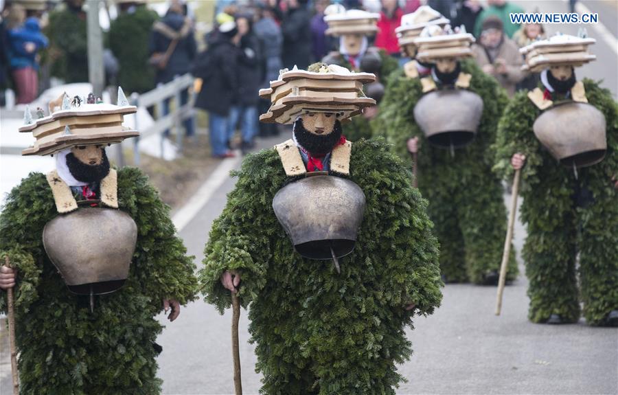 SWITZERLAND-APPENZELL AUSSERRHODEN-NEW YEAR'S EVE-JULIAN CALENDAR-TRADITION