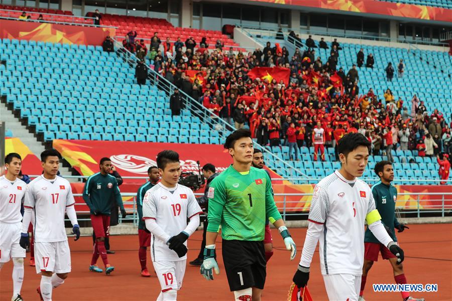 (SP)CHINA-CHANGZHOU-SOCCER-AFC U23 CHAMPIONSHIP-SEMIFINAL-QATAR VS VIETNAM (CN)