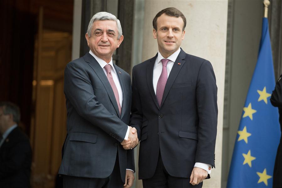 FRANCE-PARIS-ARMENIAN PRESIDENT-VISIT