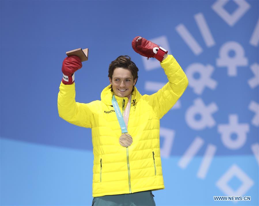 (SP)OLY-SOUTH KOREA-PYEONGCHANG-SNOWBOARD-MEN'S HALFPIPE-MEDAL CEREMONY