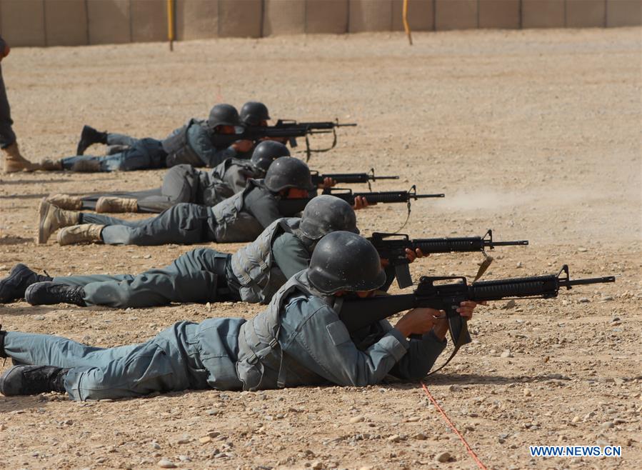 AFGHANISTAN-HELMAND-LASHKAR GAH-MILITARY TRAINING