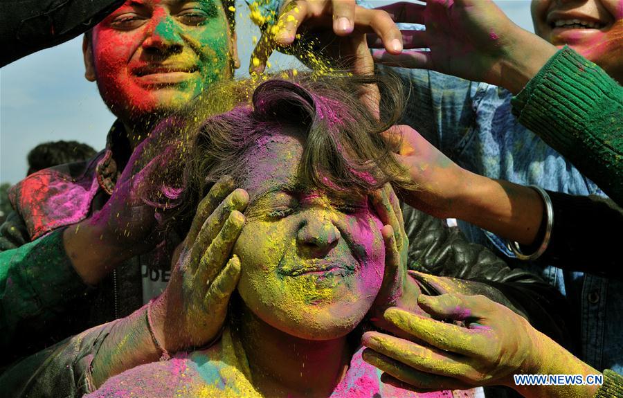 INDIAN-CONTROLLED KASHMIR-JAMMU-HOLI FESTIVAL