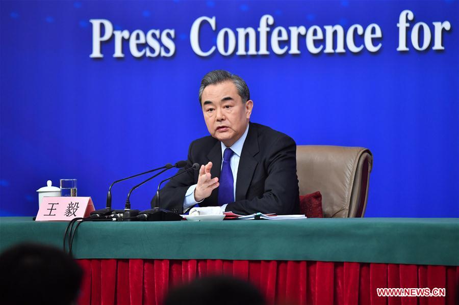 (TWO SESSIONS)CHINA-BEIJING-NPC-PRESS CONFERENCE-WANG YI (CN)