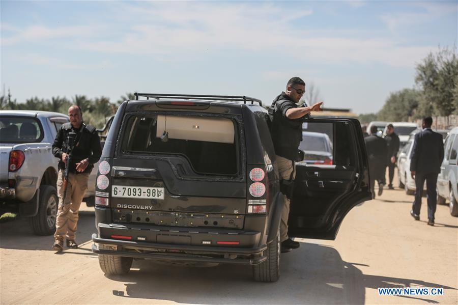 MIDEAST-GAZA-HAMDALLAH-CONVOY-ATTACK