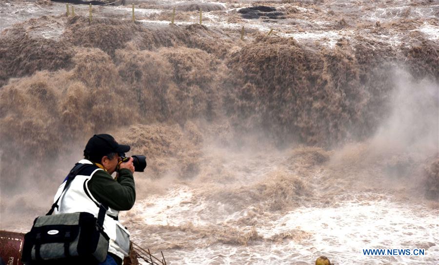 #CHINA-SHANXI-HUKOU WATERFALL-FLOOD (CN)