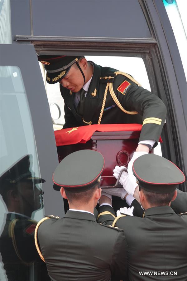 CHINA-SHENYANG-CPV SOLDIERS-REMAINS-RETURN (CN)