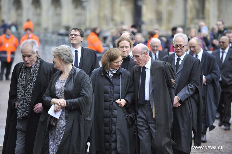 BRITAIN-CAMBRIDGE-STEPHEN HAWKING-FUNERAL