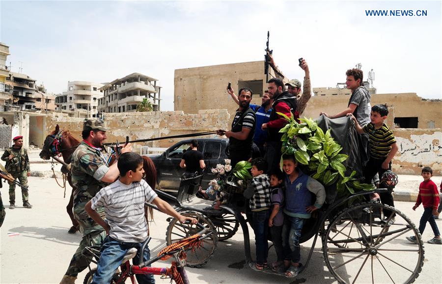 SYRIA-DAMASCUS-DOUMA-DAILY LIFE