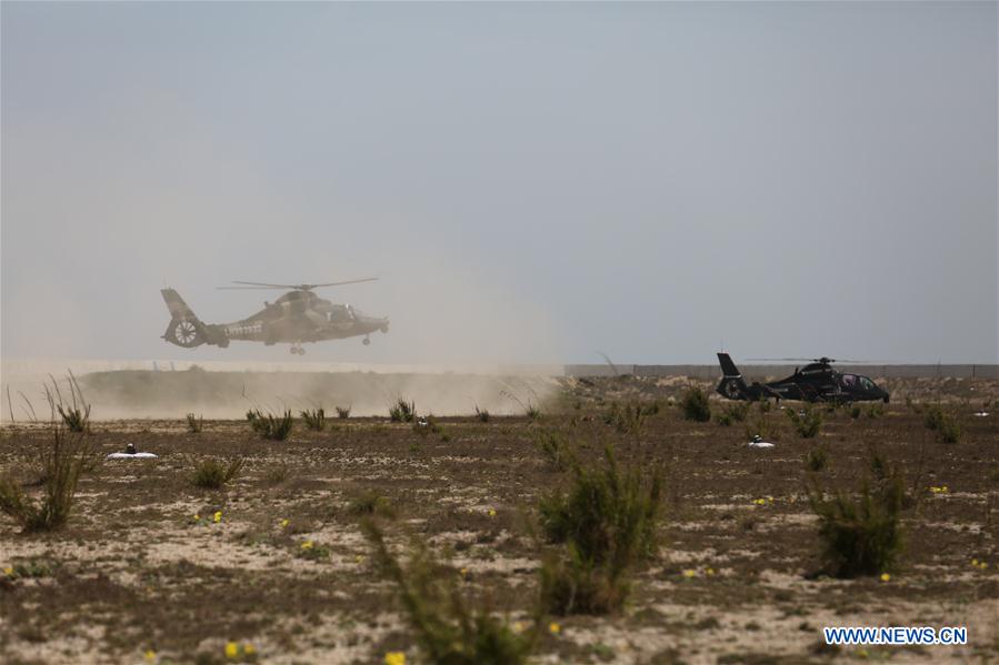 #CHINA-LIVE-FIRE EXERCISE-ARMED HELICOPTERS (CN*)