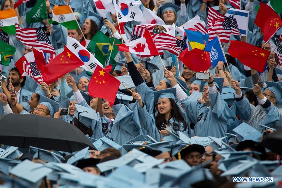 U.S.-NEW YORK-COLUMBIA UNIVERSITY-COMMENCEMENT CEREMONY