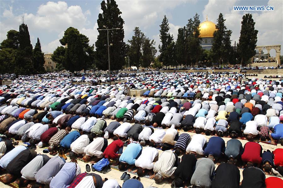 MIDEAST-JERUSALEM-AL-AQSA MOSQUE COMPOUND-RAMADAN