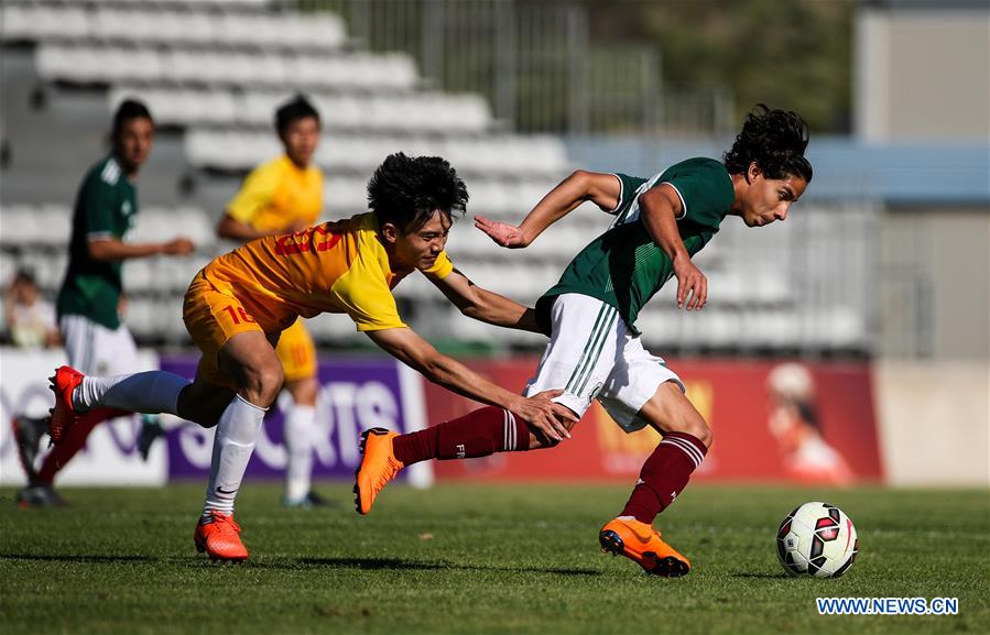 (SP)FRANCE-FOS SUR MER-SOCCER-TOULON TOURNAMENT 2018-CHINA-MEXICO