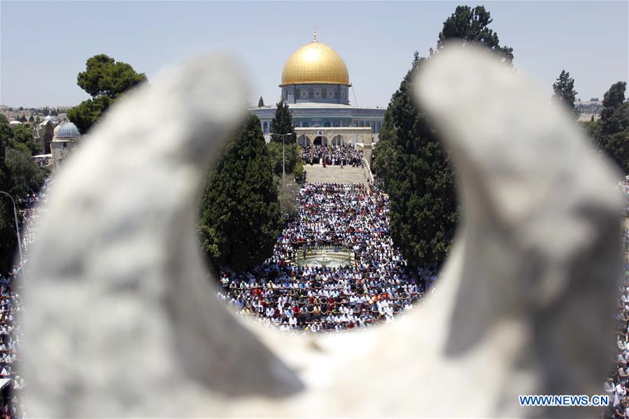 MIDEAST-JERUSALEM-AL-AQSA MOSQUE COMPOUND-RAMADAN