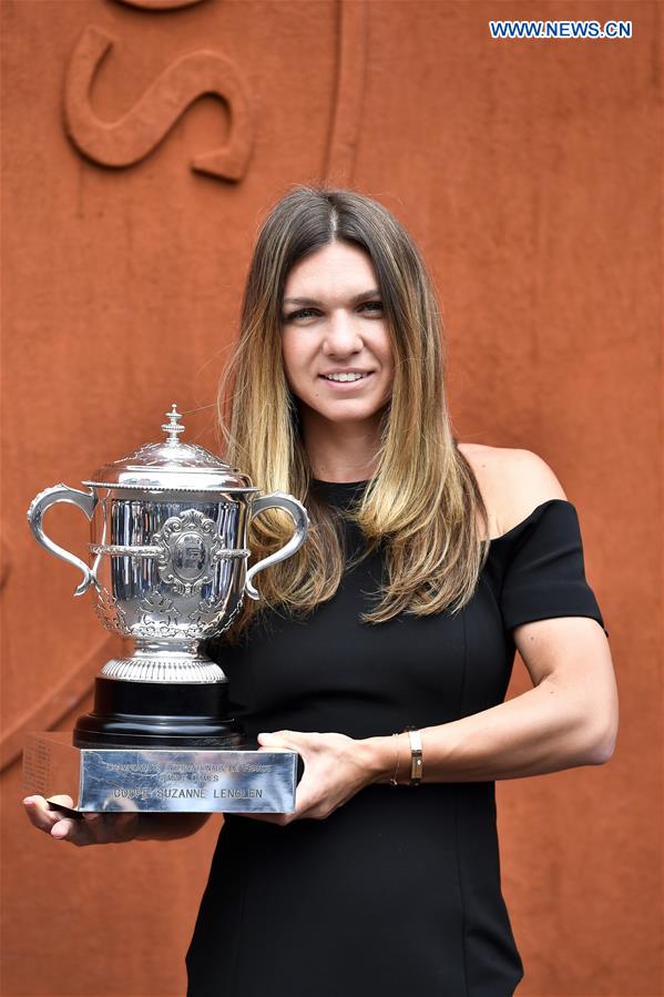 (SP)FRANCE-PARIS-TENNIS-FRENCH OPEN-SIMONA HALEP-PHOTOCALL