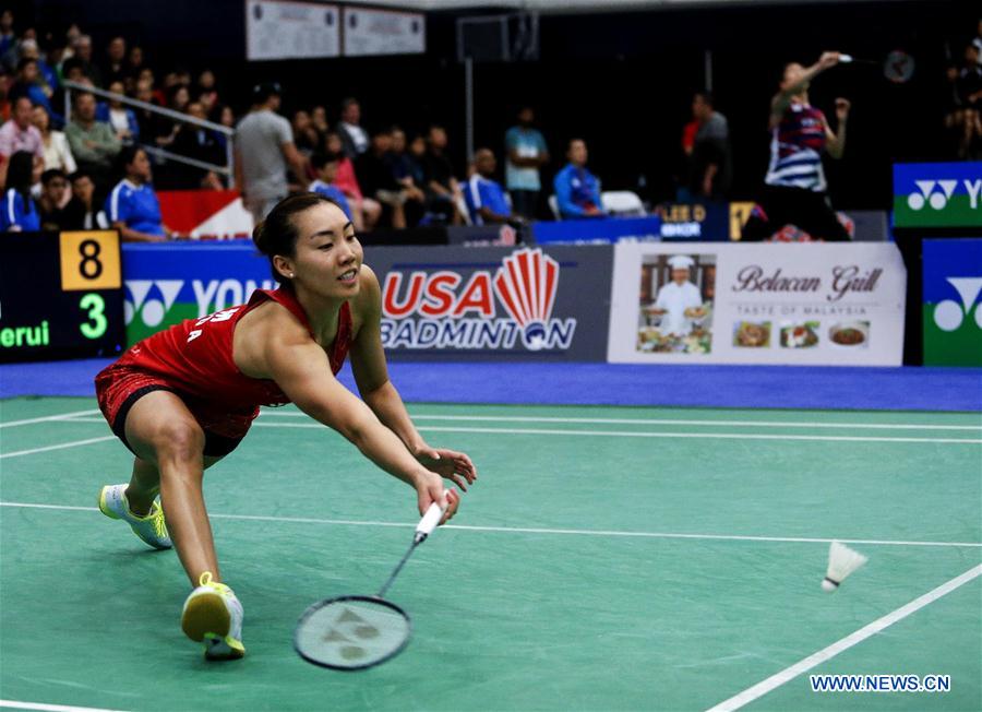 (SP)U.S.-LOS ANGELES-BADMINTON-U.S. OPEN