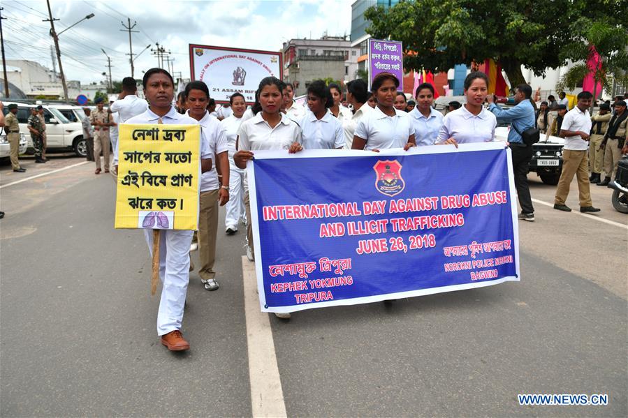 INDIA-TRIPURA-INTERNATIONAL DAY AGAINST DRUG ABUSE AND ILLICIT TRAFFICKING