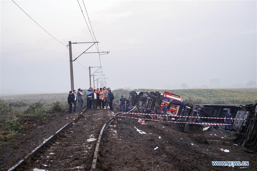 TURKEY-TEKIRDAG-TRAIN-DERAILMENT