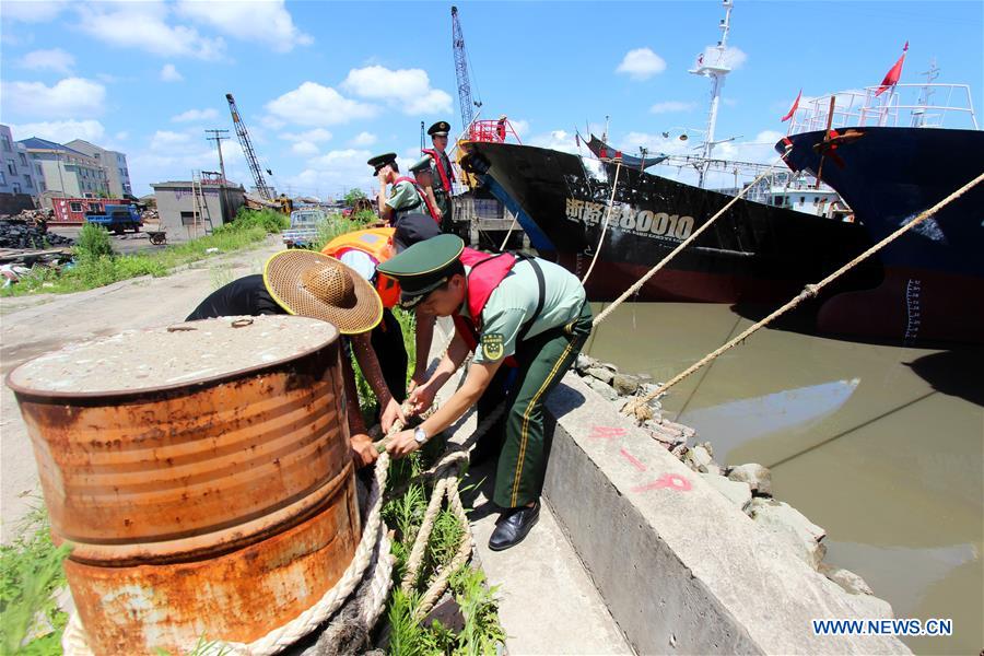 #CHINA-ZHEJIANG-TYPHOON MARIA-PREPARATION(CN)