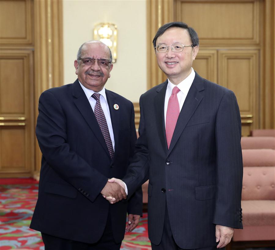 CHINA-BEIJING-YANG JIECHI-ALGERIAN-FM-MEETING (CN)