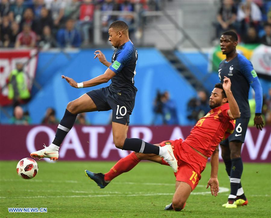 (SP)RUSSIA-SAINT PETERSBURG-2018 WORLD CUP-SEMIFINAL-FRANCE VS BELGIUM