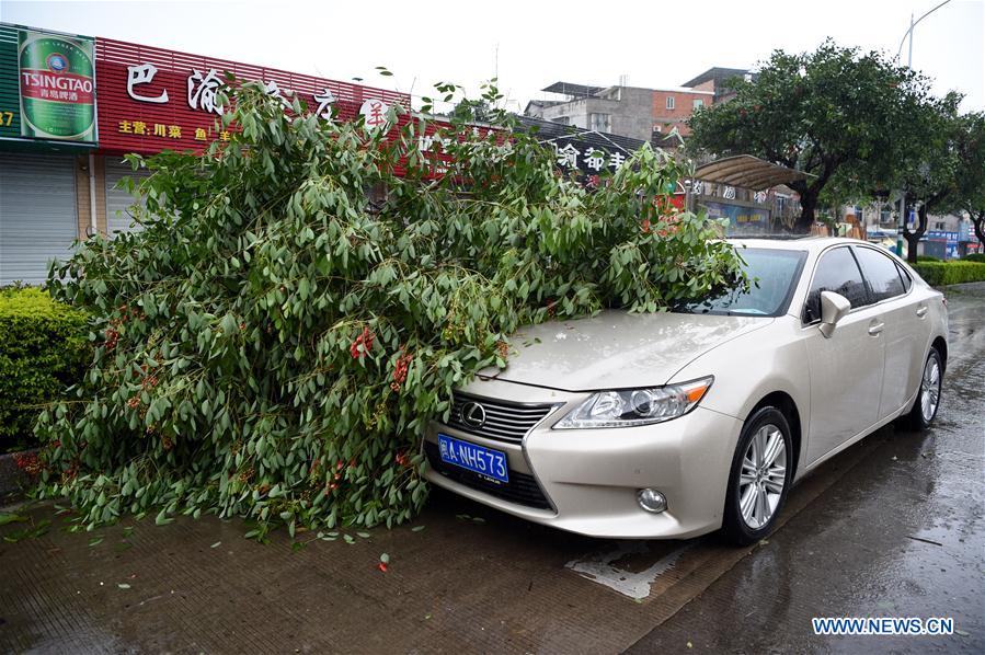 CHINA-TYPHOON MARIA-LANDFALL (CN)