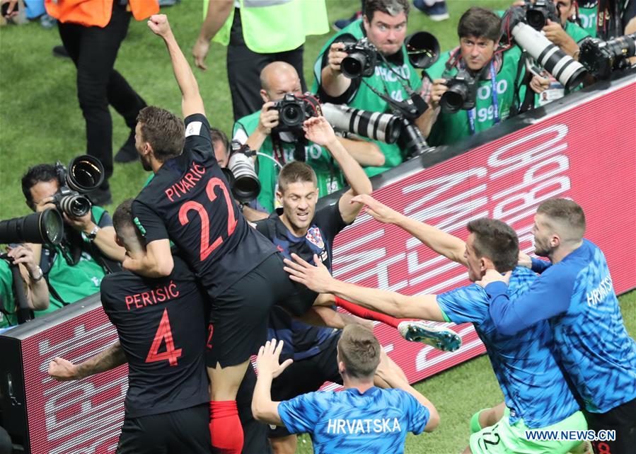 (SP)RUSSIA-MOSCOW-2018 WORLD CUP-SEMIFINAL-ENGLAND VS CROATIA