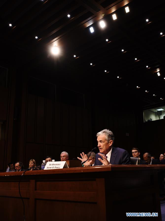 U.S.-WASHINGTON D.C.-JEROME POWELL-SENATE-HEARING