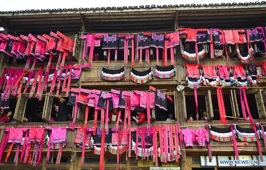 #CHINA-GUANGXI-GUILIN-DRYING CLOTHES FESTIVAL (CN)