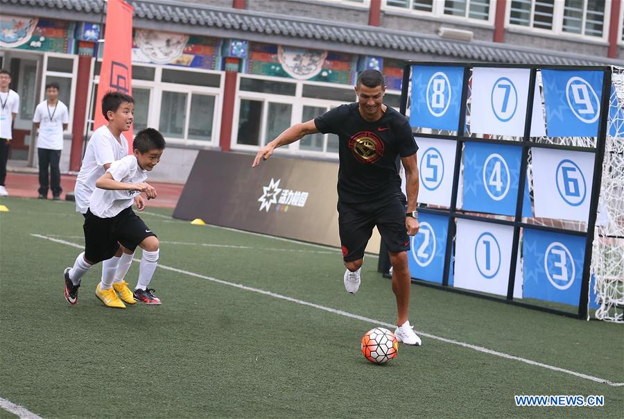 (SP)CHINA-BEIJING-SOCCER-CRISTIANO RONALDO