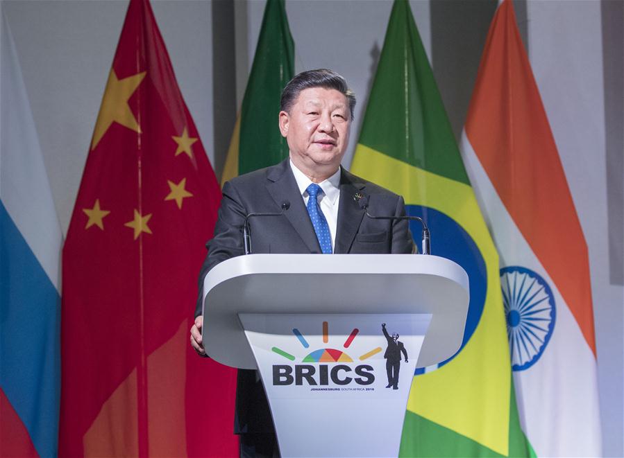 SOUTH AFRICA-JOHANNESBURG-XI JINPING-BRICS BUSINESS FORUM