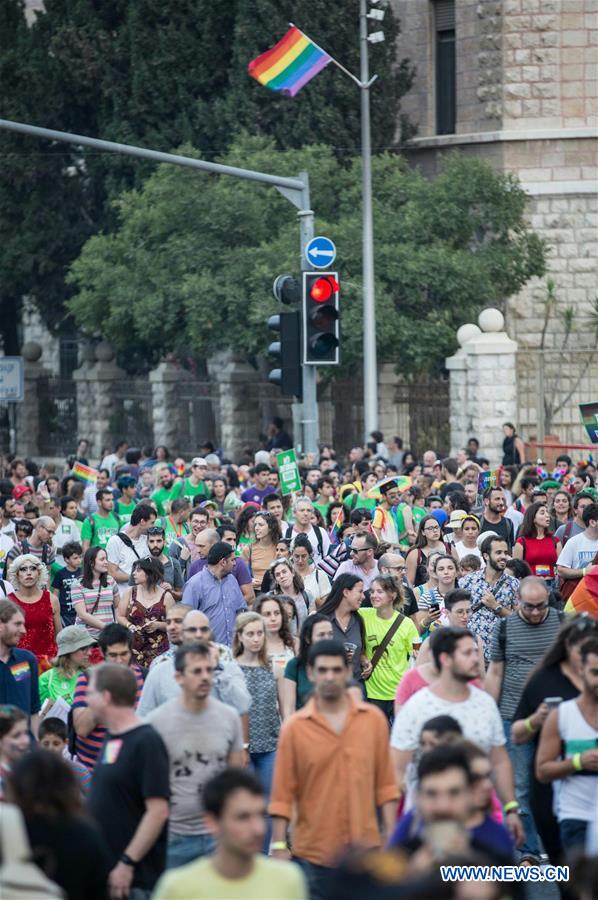 MIDEAST-JERUSALEM-GAY PRIDE PARADE