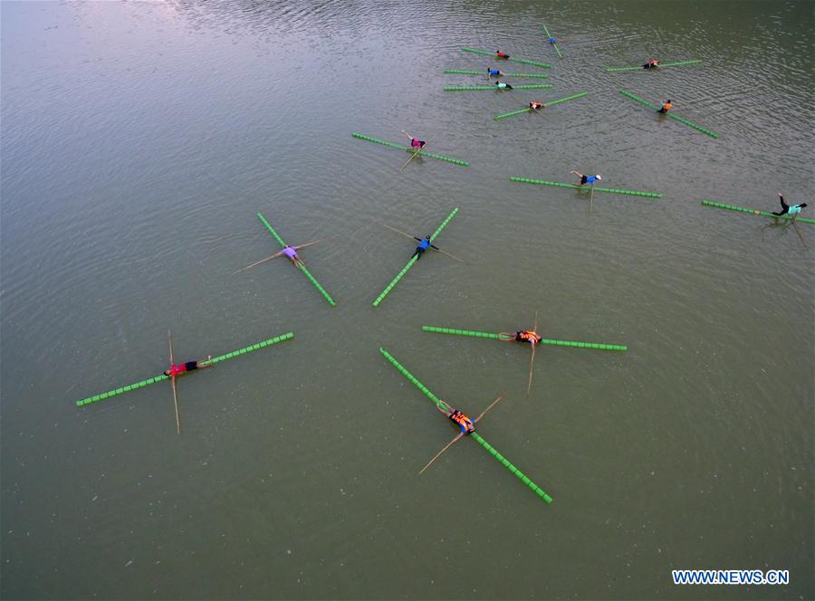 #CHINA-GUIZHOU-RONGJIANG-DANCING ON WATER