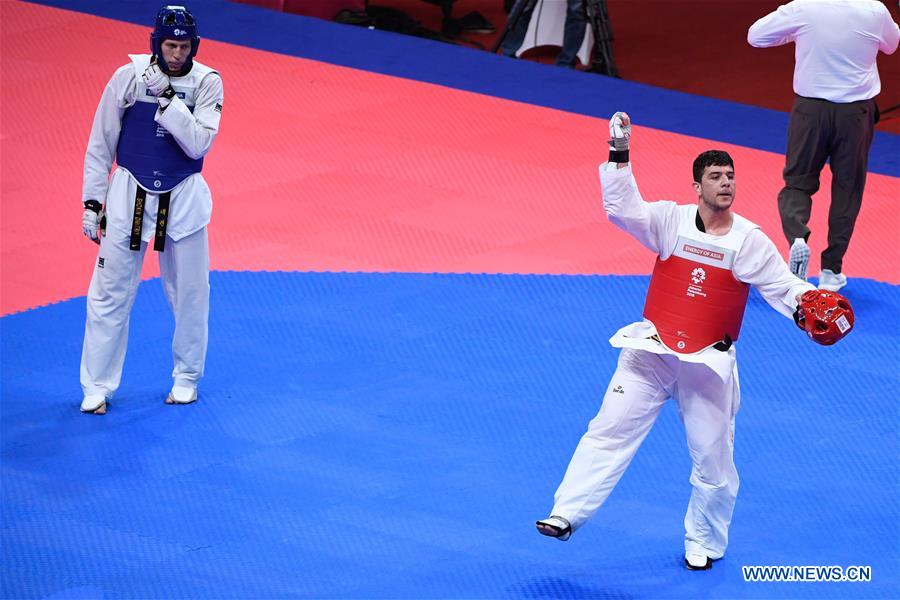 (SP)INDONESIA-JAKARTA-ASIAN GAMES-TAEKWONDO-MEN-80+KG