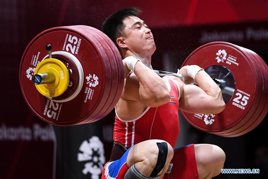 (SP)INDONESIA-JAKARTA-ASIAN GAMES-WEIGHTLIFTING