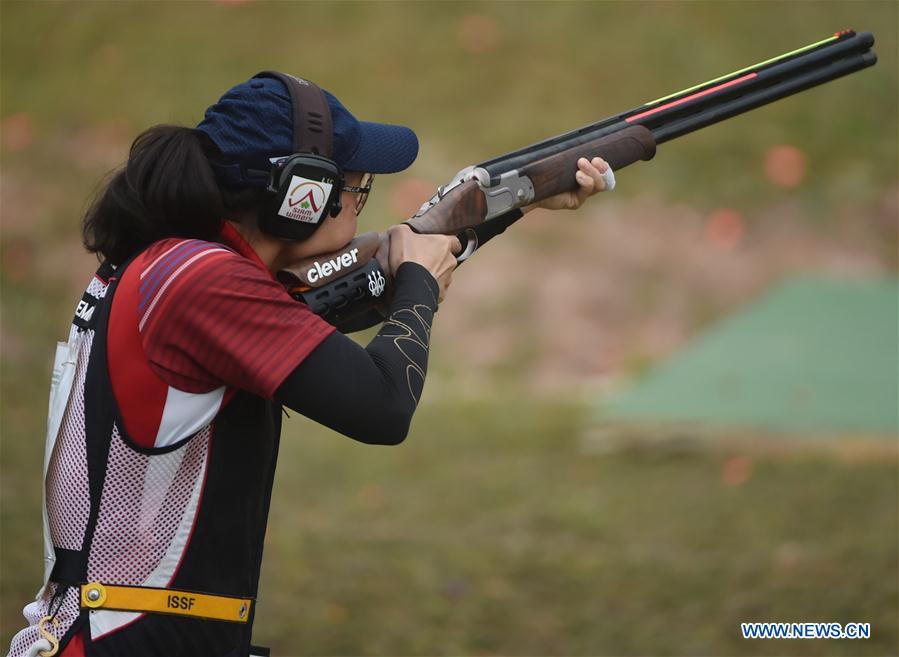 (SP)INDONESIA-PALEMBANG-ASIAN GAMES-SHOOTING-WOMEN'S SKEET