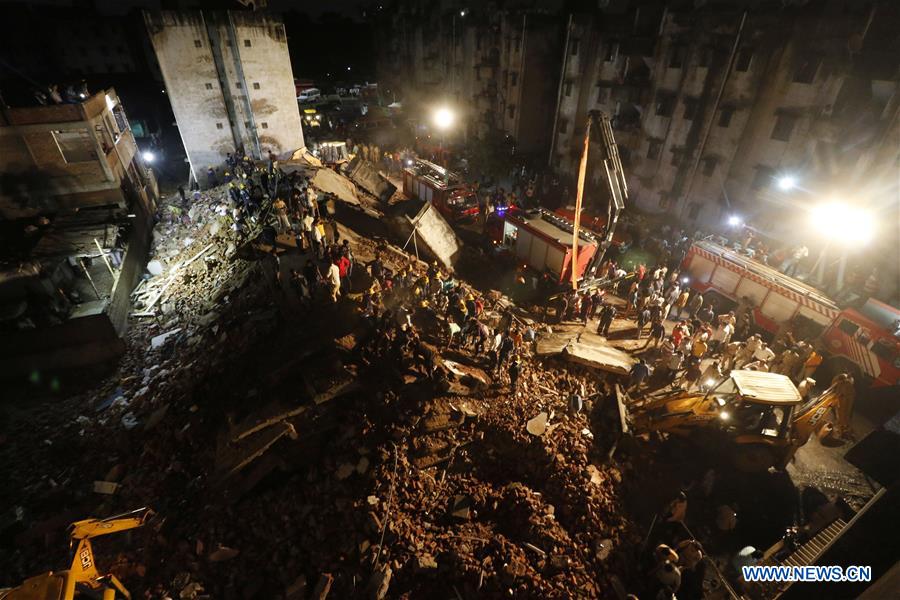 INDIA-AHMEDABAD-BUILDING COLLAPSE