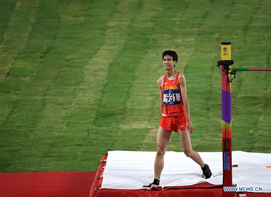 (SP)INDONESIA-JAKARTA-ASIAN GAMES-ATHLETICS-MEN'S HIGH JUMP