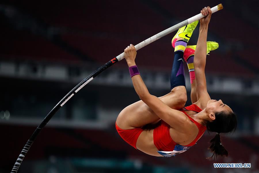 (SP)INDONESIA-JAKARTA-ASIAN GAMES-ATHLETICS-WOMEN'S POLE VAULT