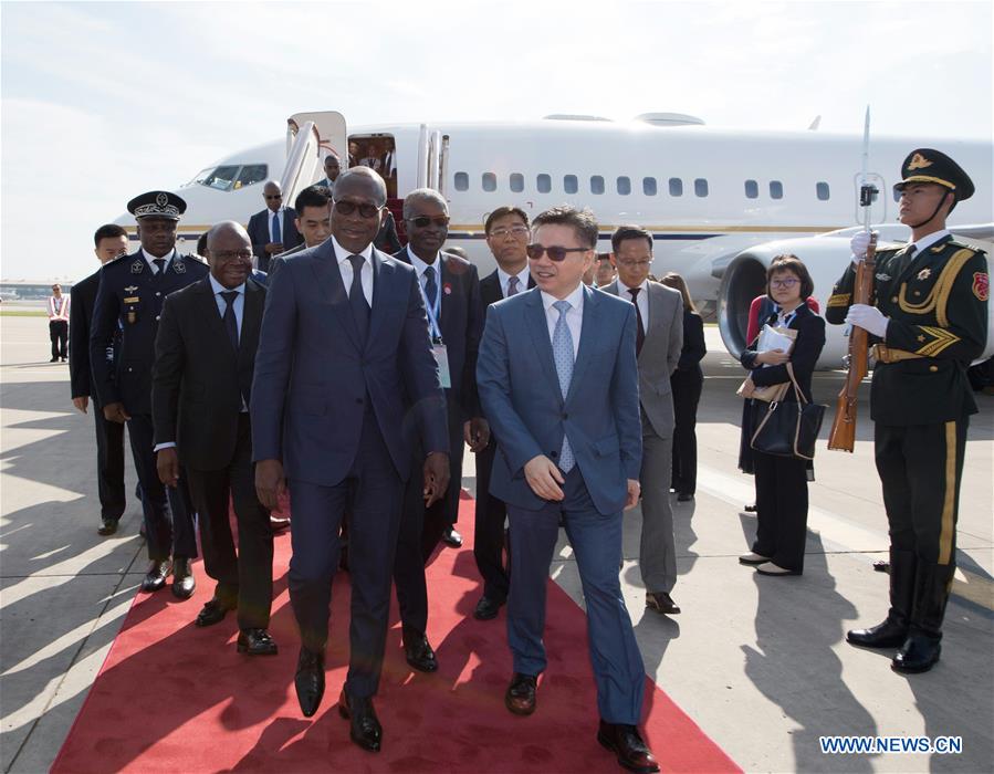 CHINA-BEIJING-BENIN-PRESIDENT-ARRIVAL (CN)