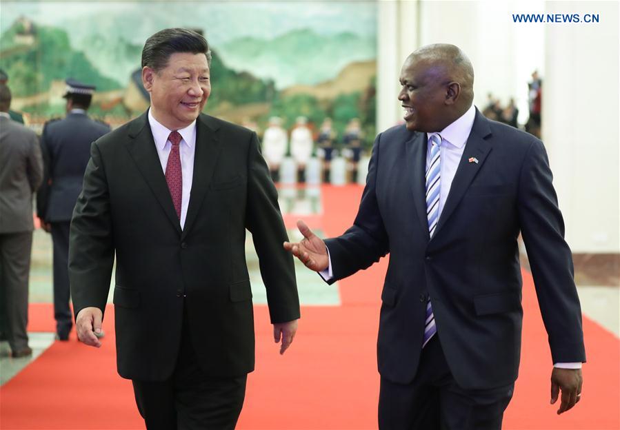 CHINA-BEIJING-XI JINPING-BOTSWANA-PRESIDENT-TALKS (CN)