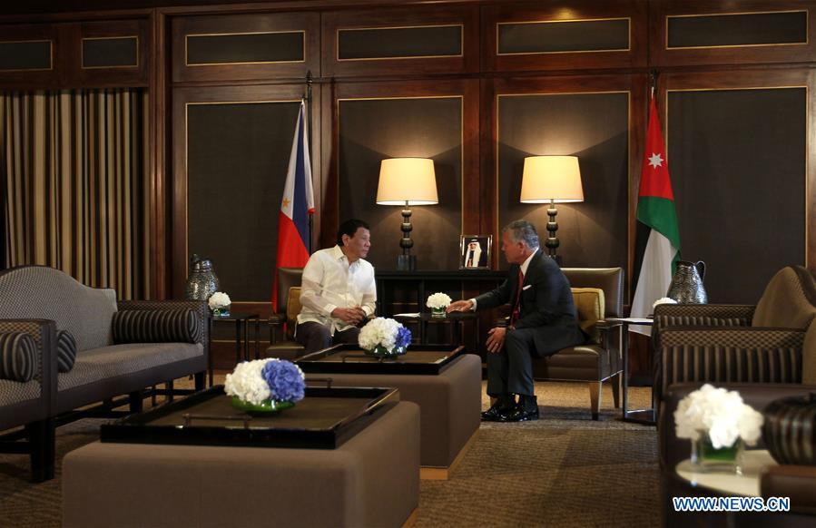 JORDAN-AMMAN-PHILIPPINE PRESIDENT-DUTERTE-VISIT