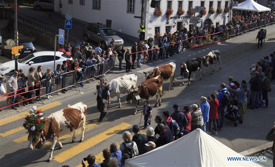 SWITZERLAND-CHARMEY-DESALPE-FESTIVAL