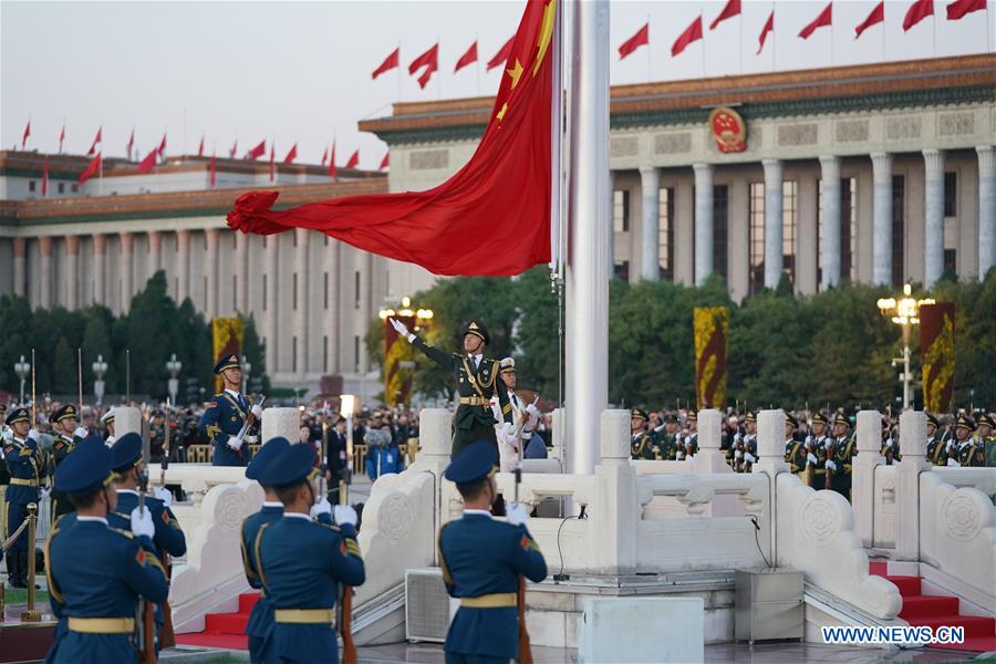 CHINA-BEIJING-NATIONAL DAY-FLAG-RAISING CEREMONY (CN)