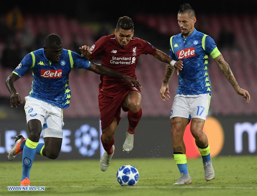 (SP)ITALY-NAPLES-FOOTBALL-UEFA CHAMPIONS LEAGUE-NAPOLI VS LIVERPOOL