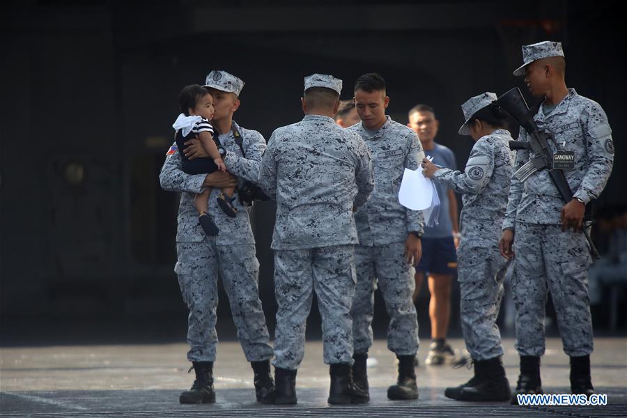 PHILIPPINES-CAVITE-ASEAN-CHINA MILITARY EXERCISE-NAVY-SEND OFF