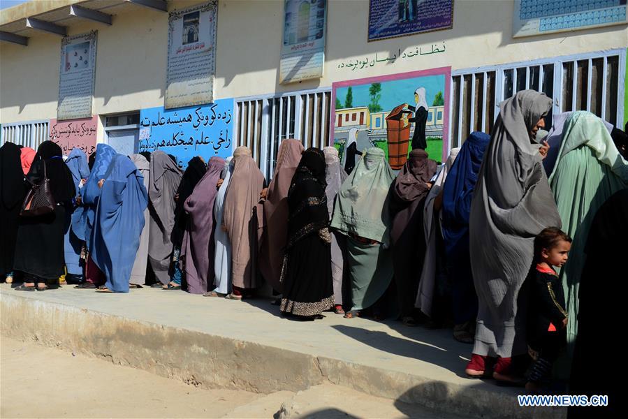 AFGHANISTAN-KANDAHAR-PARLIAMENTARY ELECTIONS-VOTING